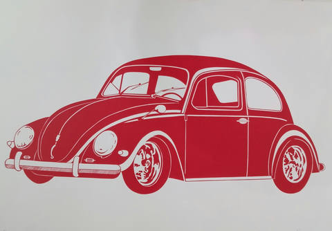 Fusca vermelho