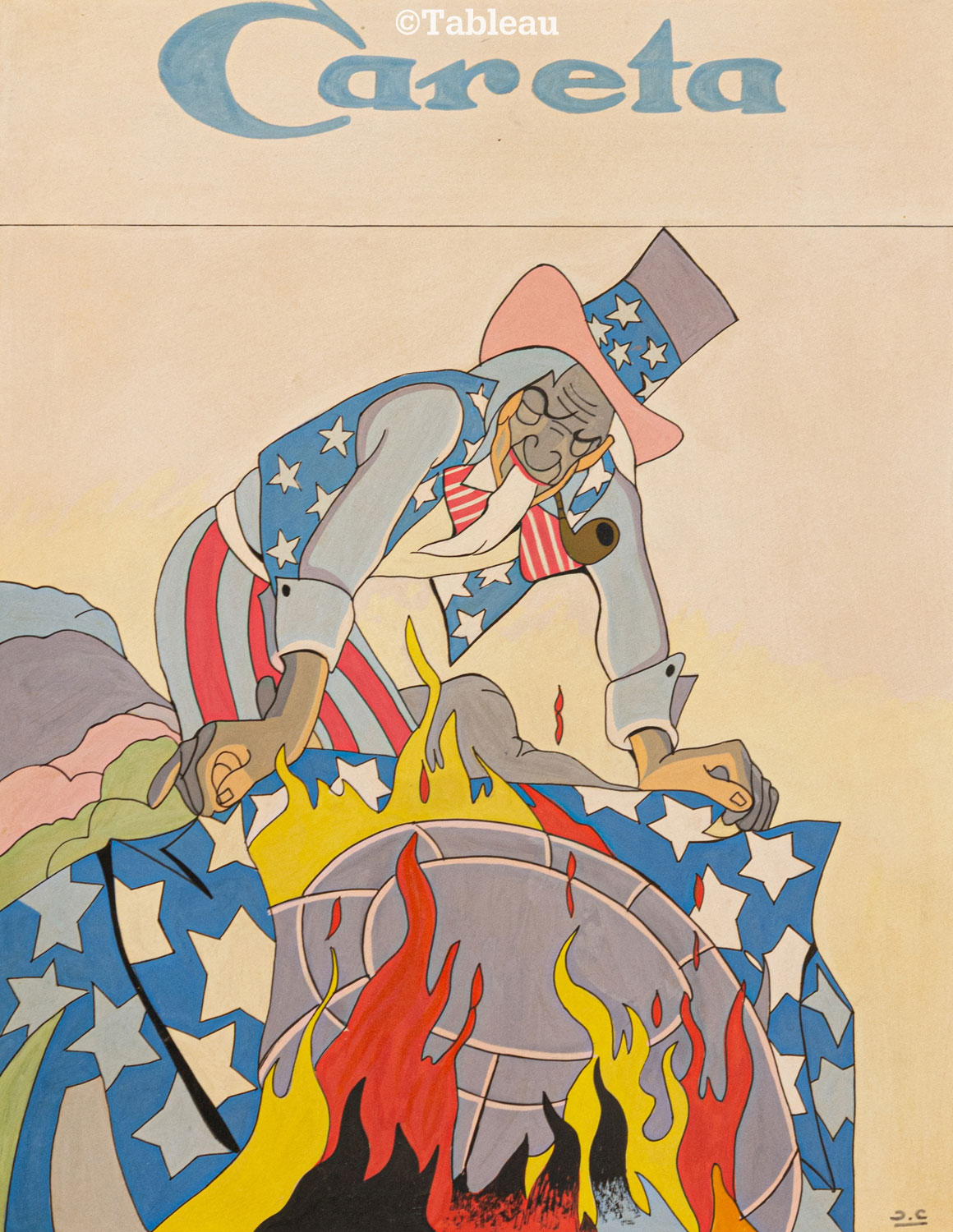 J. Carlos - Capa da revista careta