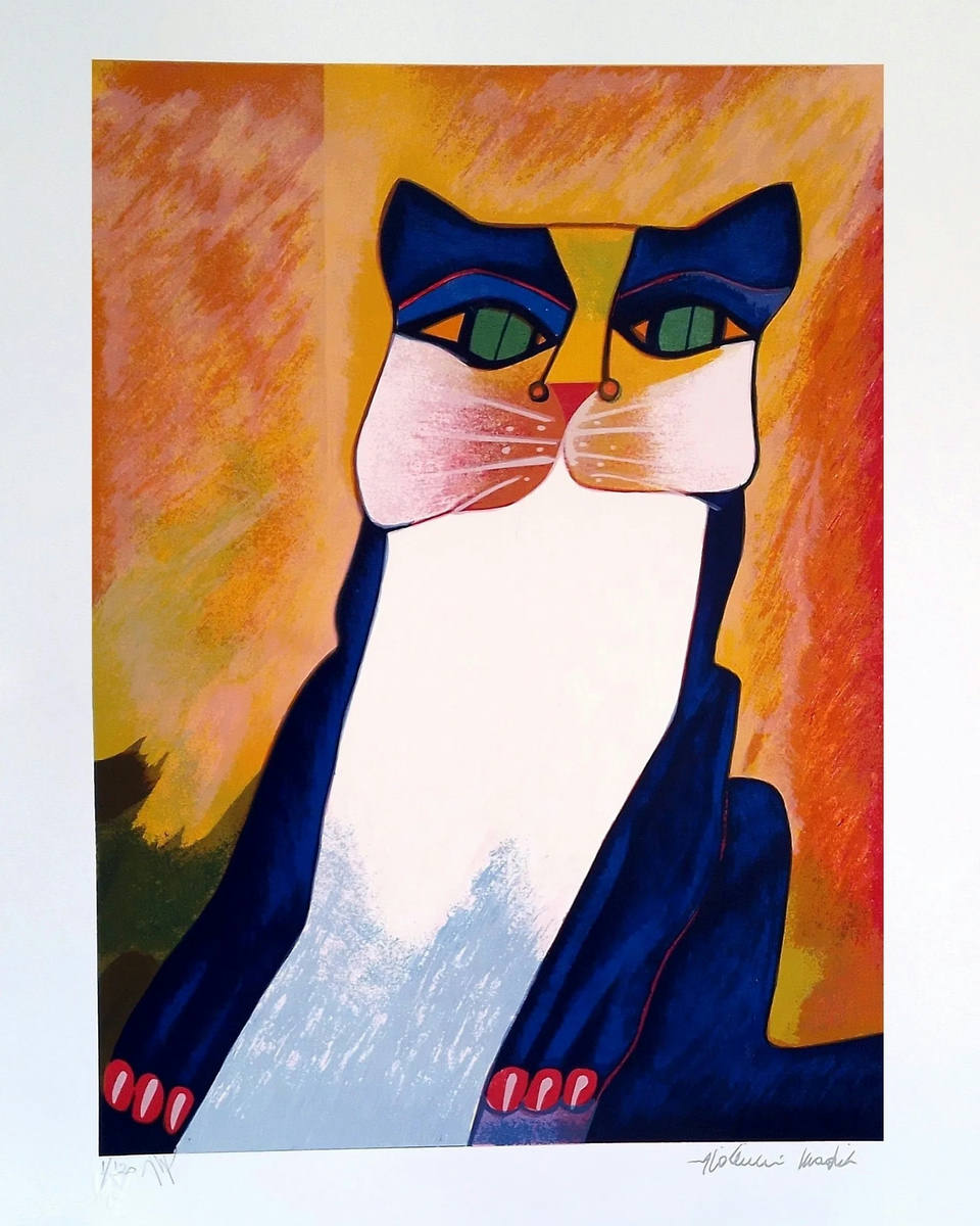 Aldemir Martins - Gato Sentando