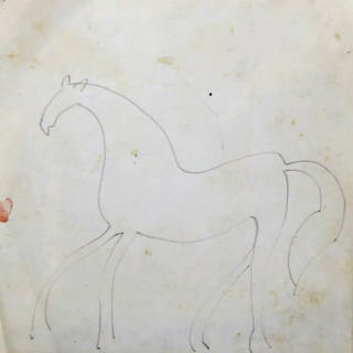 Aldemir Martins - Estudo Cavalo