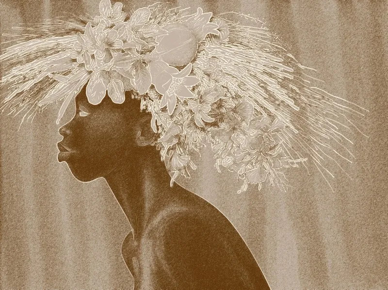 Nato Gomes - Menino com Flores VIII