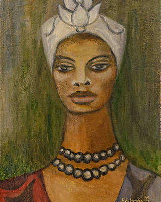 Emiliano di Cavalcanti - Retrato de baiana