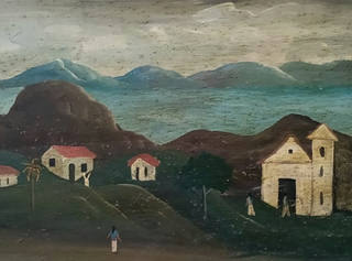 Fulvio Pennacchi - Paisagem com Figuras