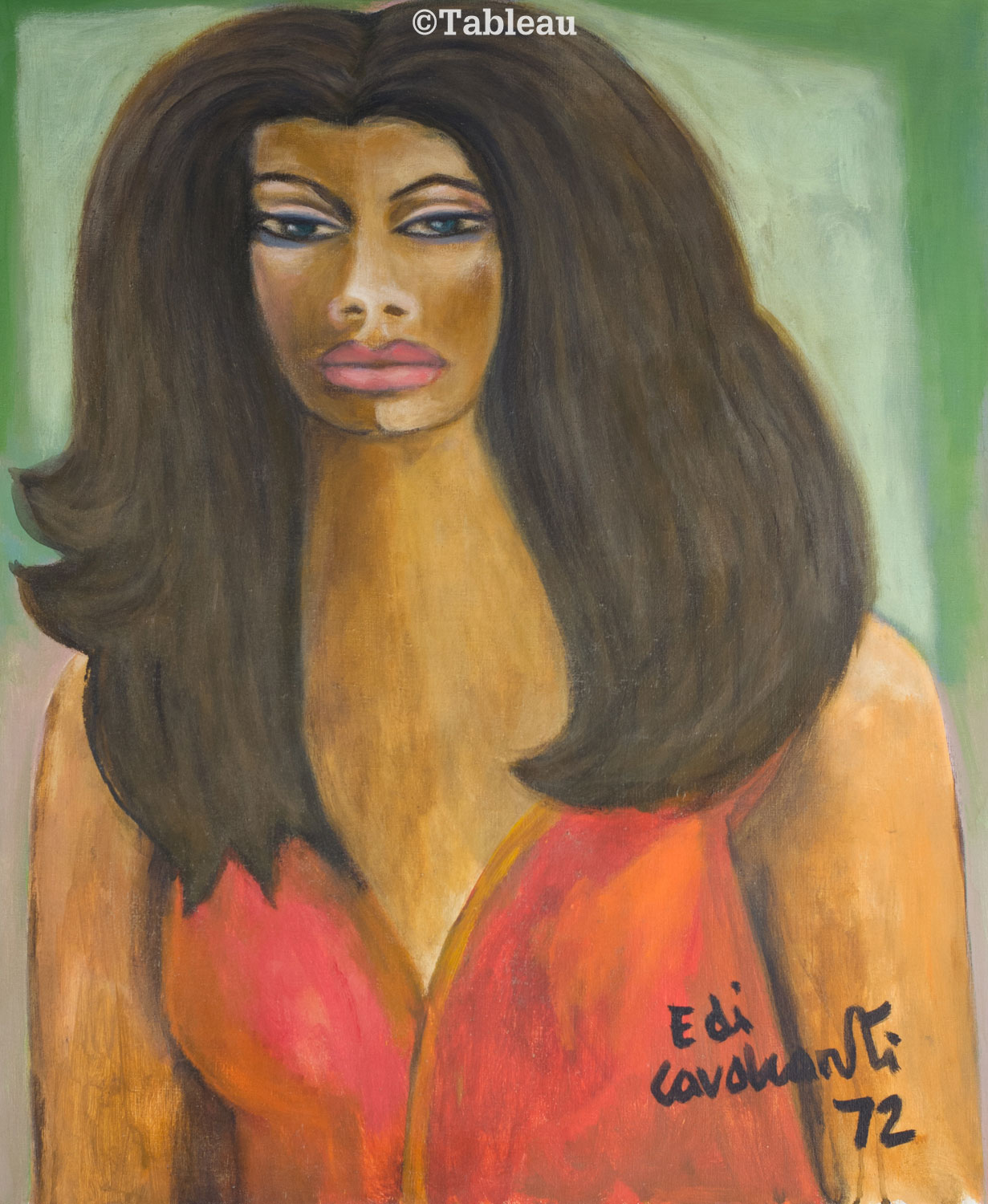 Mulata de vermelho