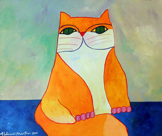 Aldemir Martins - Gato Laranja