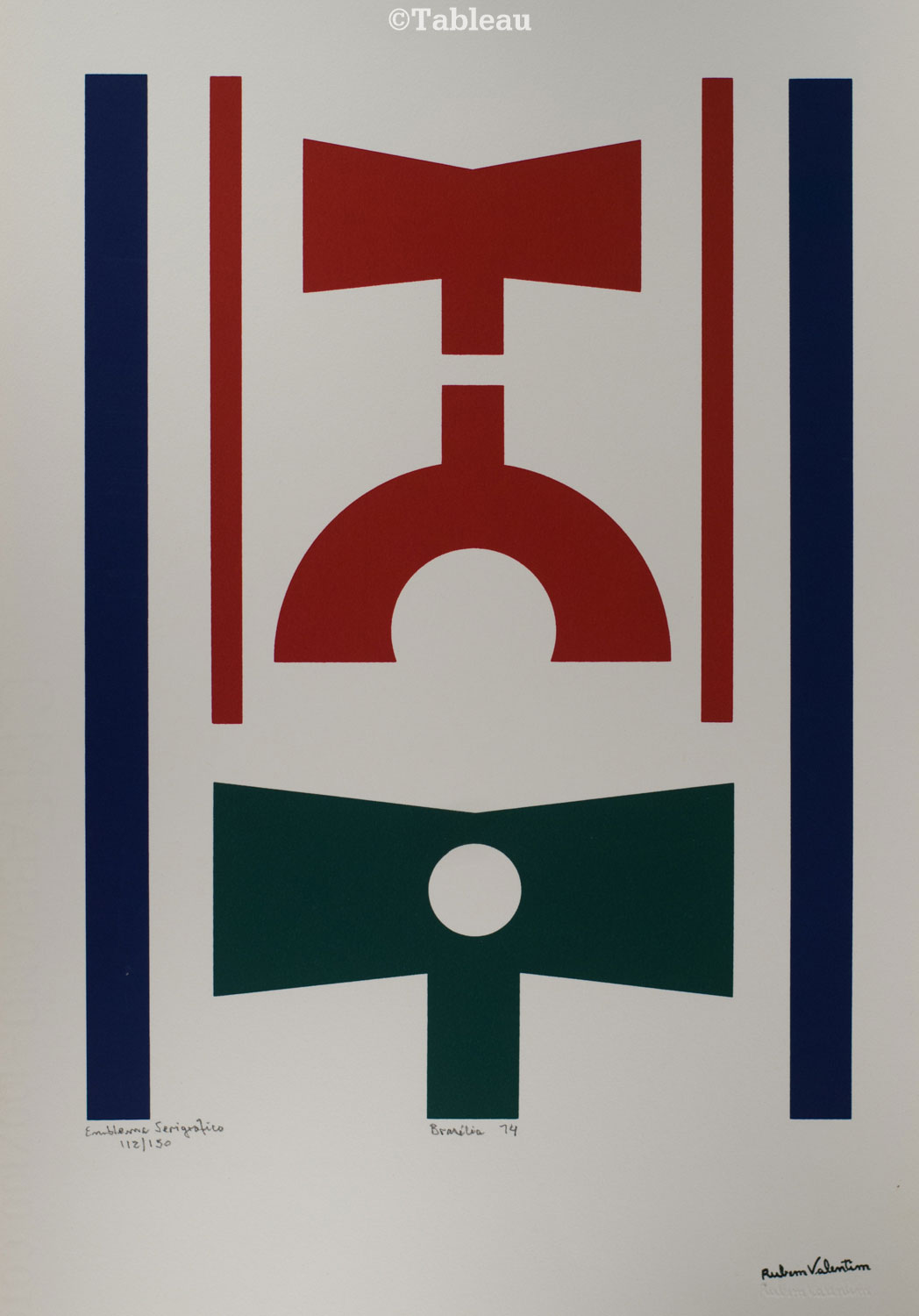 Rubem Valentim - Emblema serigráfico