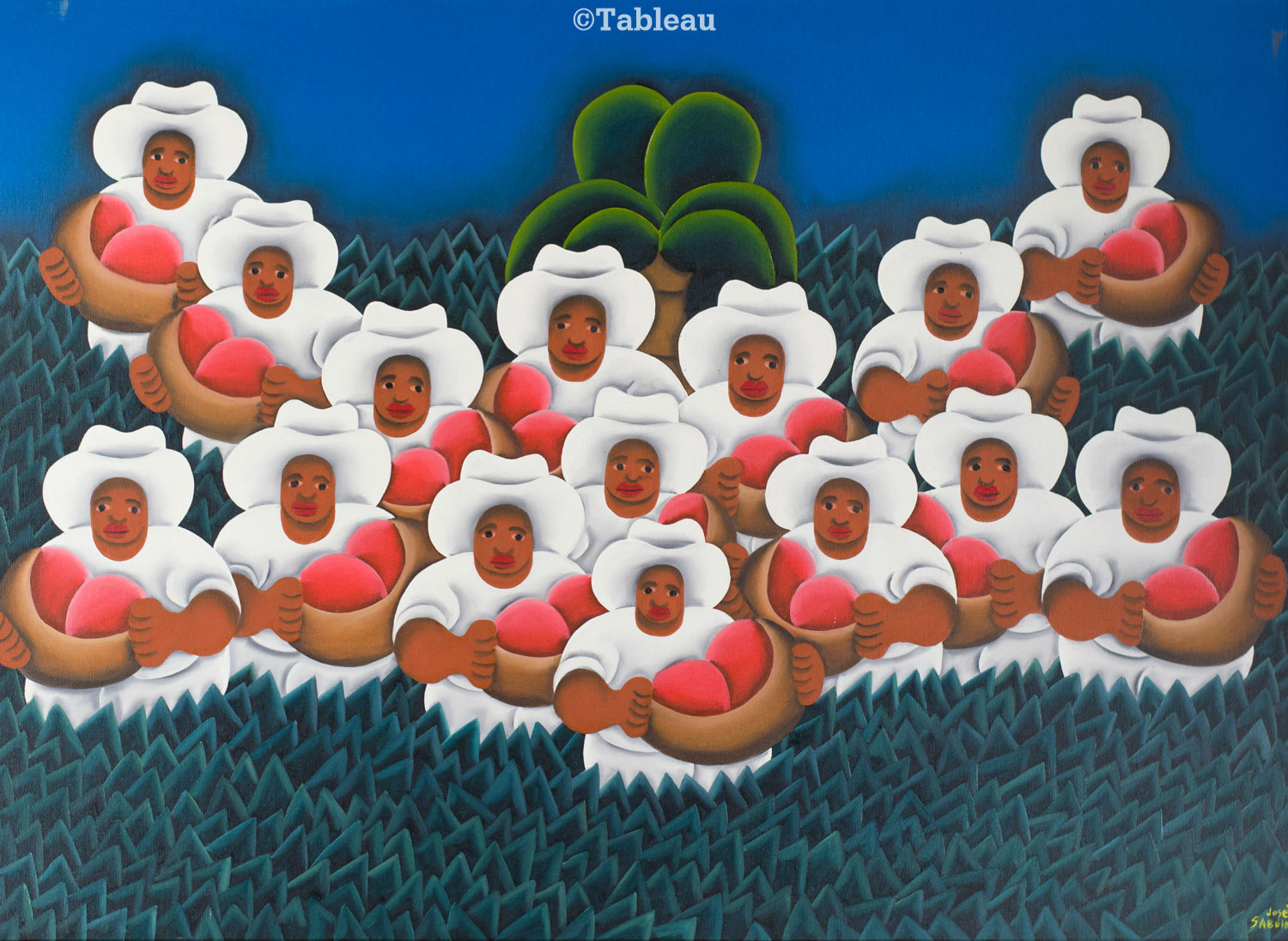 Colhendo frutas