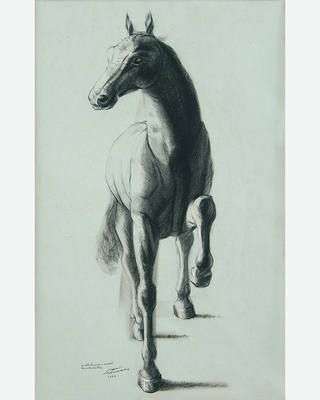Candido Portinari - Cavalo (3o estudo para o mural Bandeirantes)