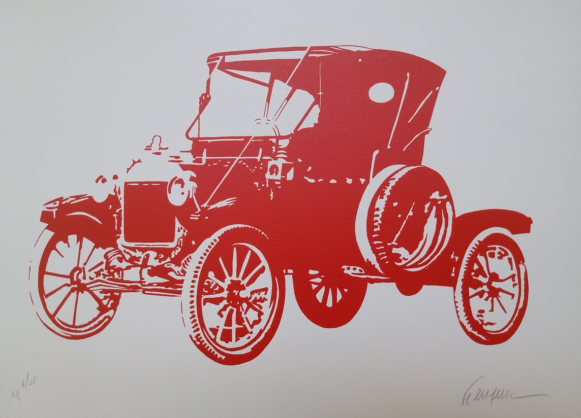 Kleber Ventura - Carro antigo vermelho
