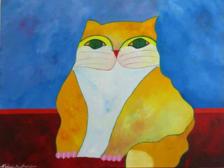 Aldemir Martins - Gato amarelo
