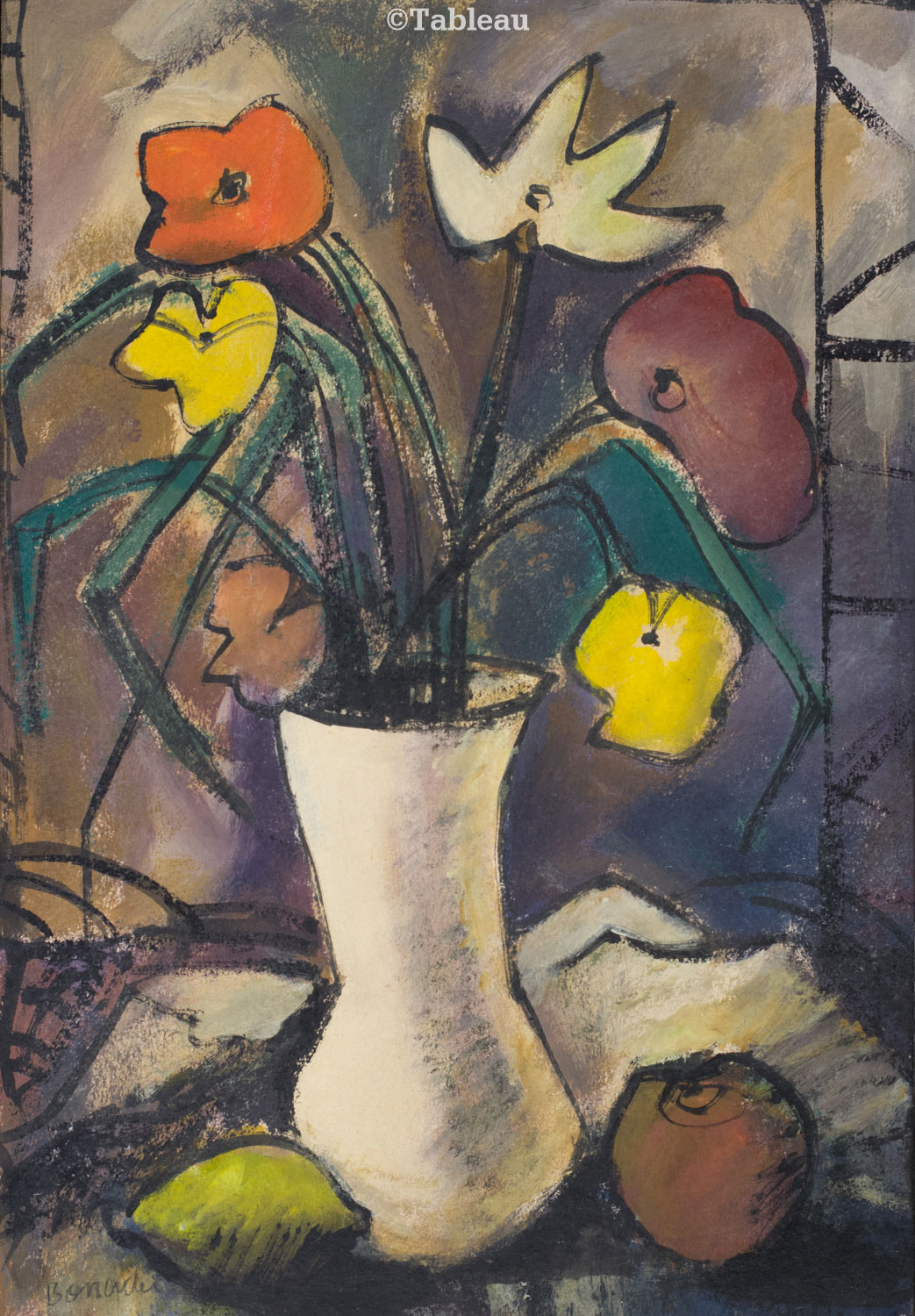 Aldo Bonadei - Flores