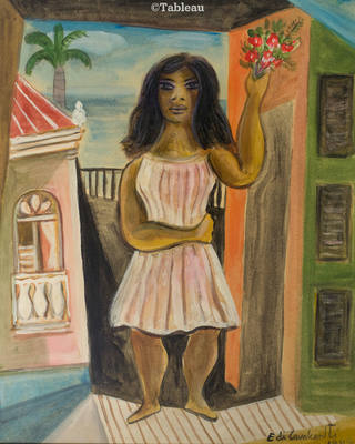 Emiliano di Cavalcanti - Mulata com flores