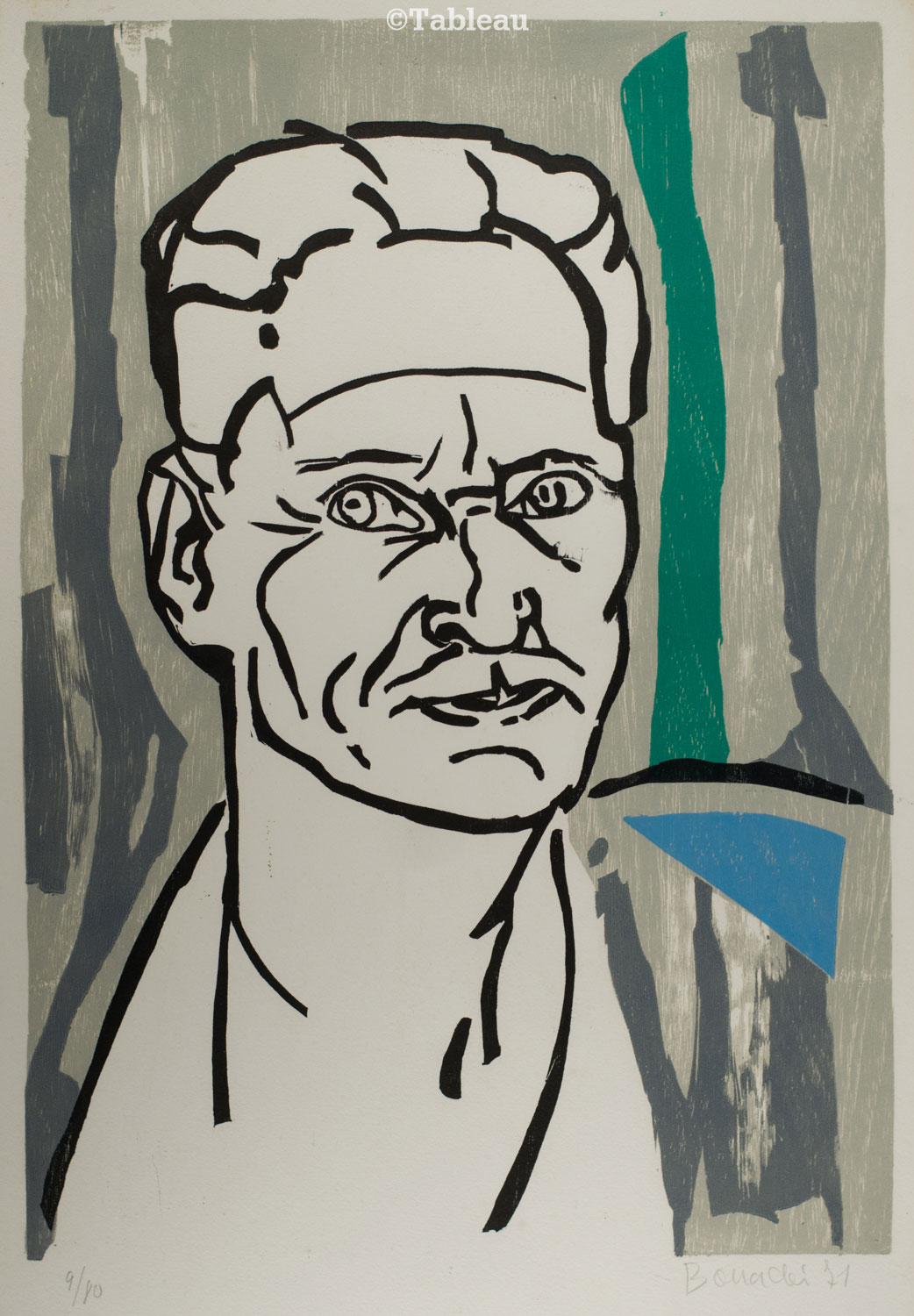 Aldo Bonadei - Autorretrato
