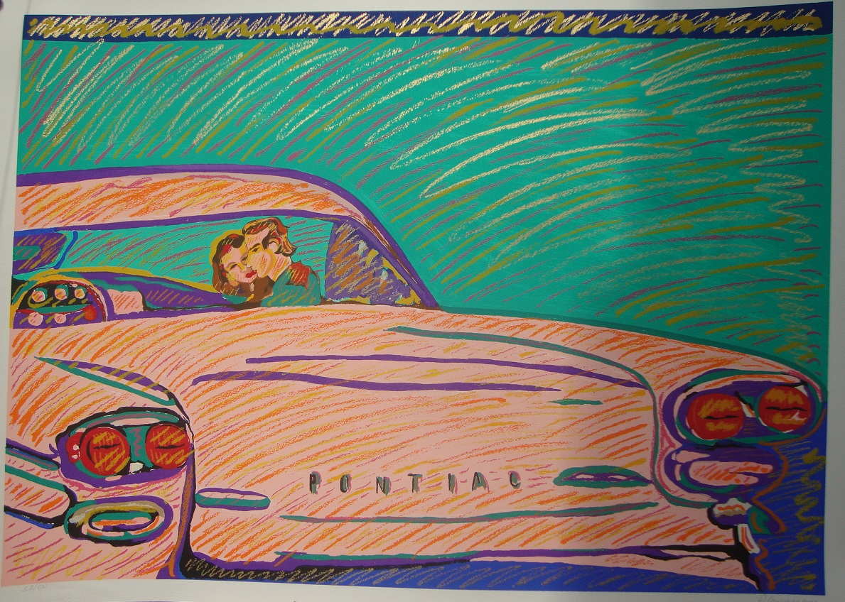 Rubens Gerchman - Beijo no carro