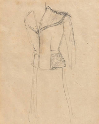 Aldo Bonadei - Croqui para Moda