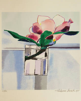Aldemir Martins - Copo com Flor