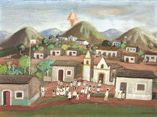 Fulvio Pennacchi - Aldeia com Balão