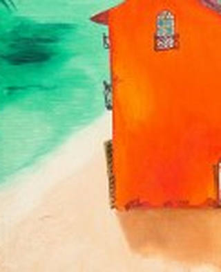 Cícero Dias - Casa Vermelha à Beira-Mar