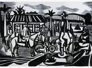 Emiliano di Cavalcanti - Cena de Fazenda