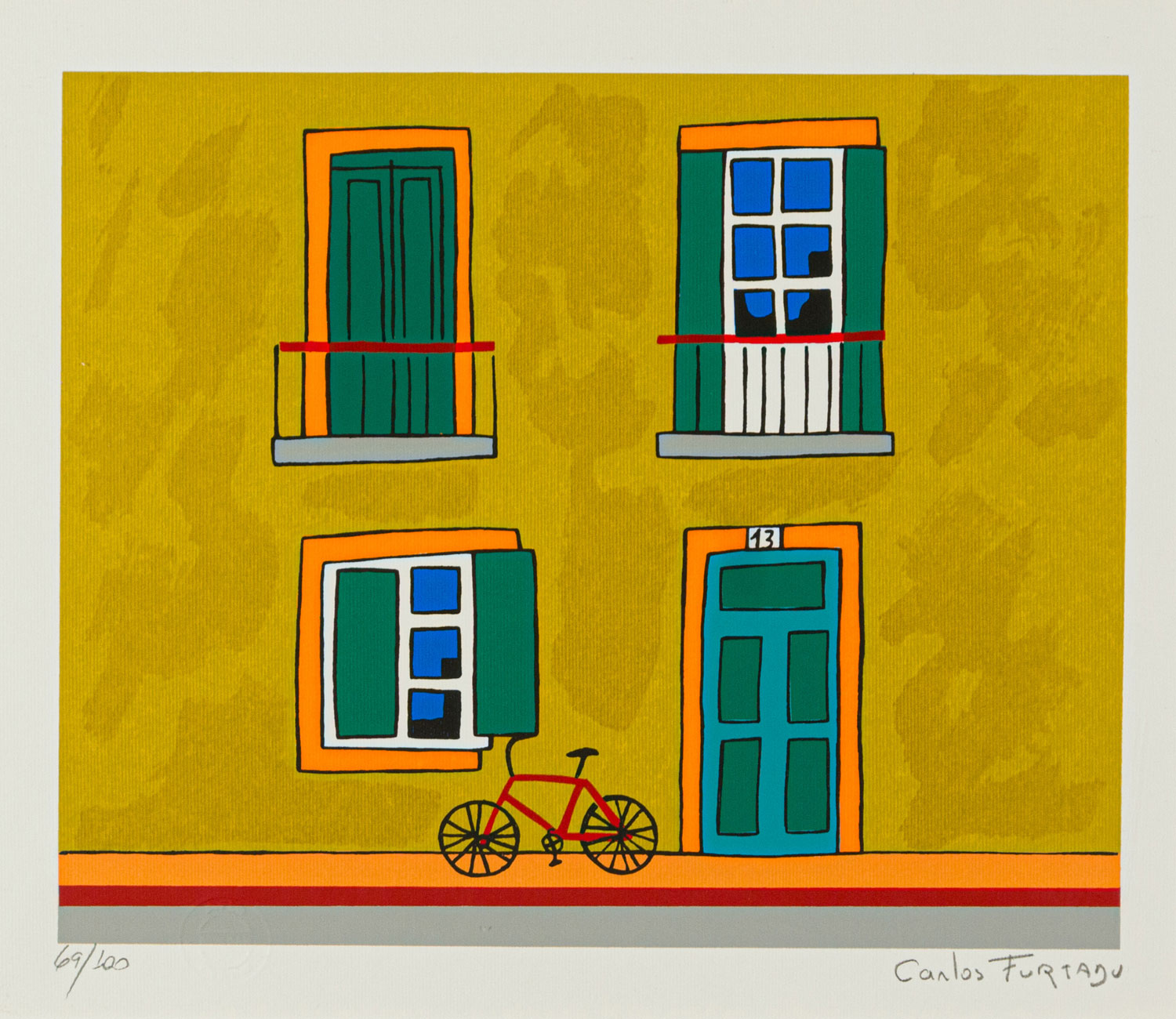 Fachada amarela