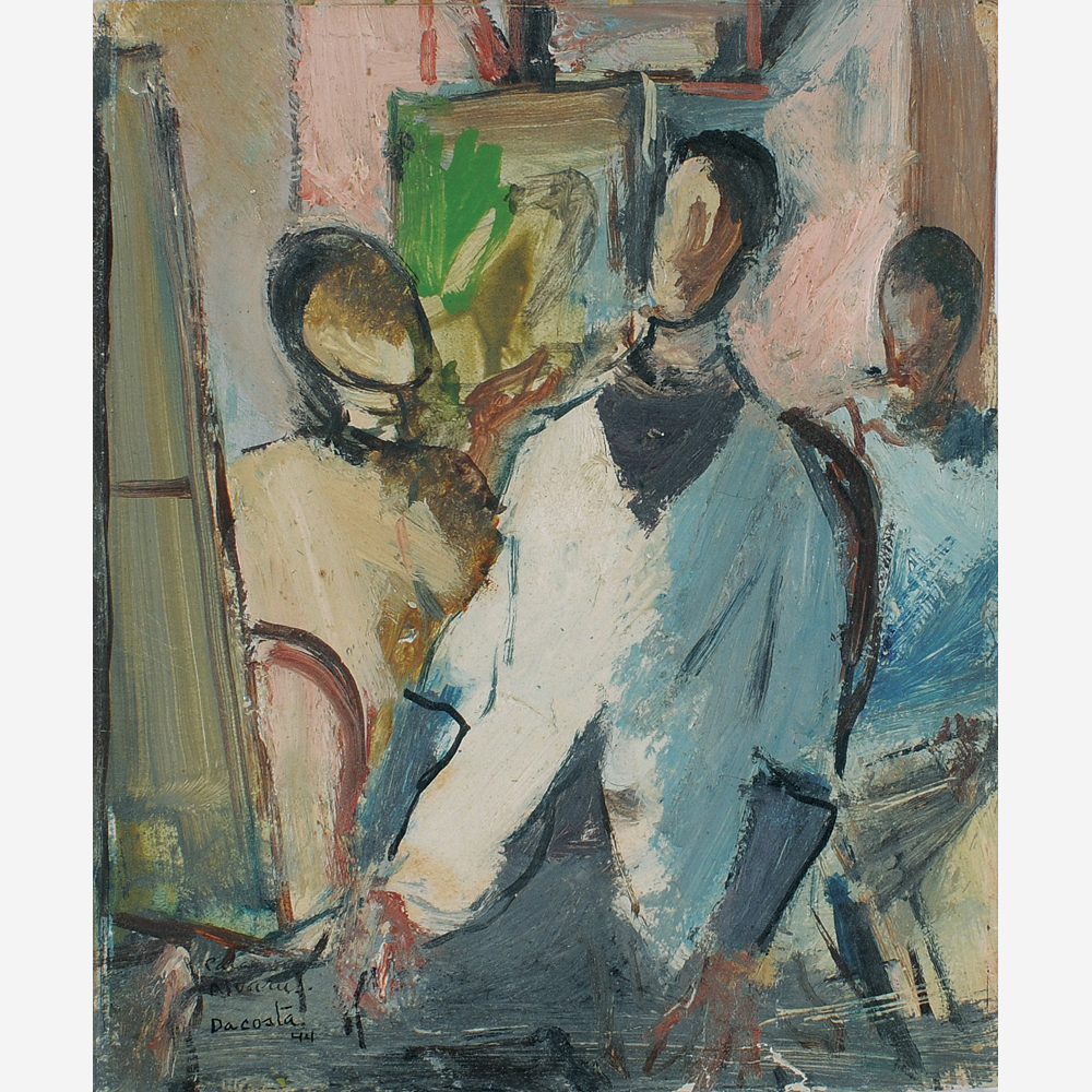 Milton Dacosta - Cena de Atelier