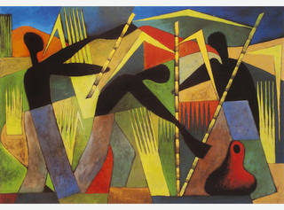 Lula Cardoso Ayres - Colheita de Cana, ( c.1950 )