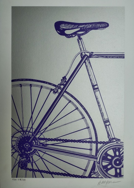 Bicicleta Roxa