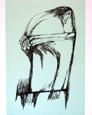 Aldemir Martins - Figura - Gravura Pa