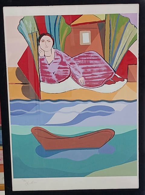 Mulher deitada