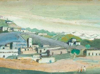 Fulvio Pennacchi - Montanhas com Aldeia