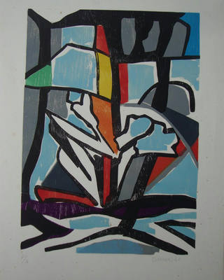 Aldo Bonadei - Abstrato