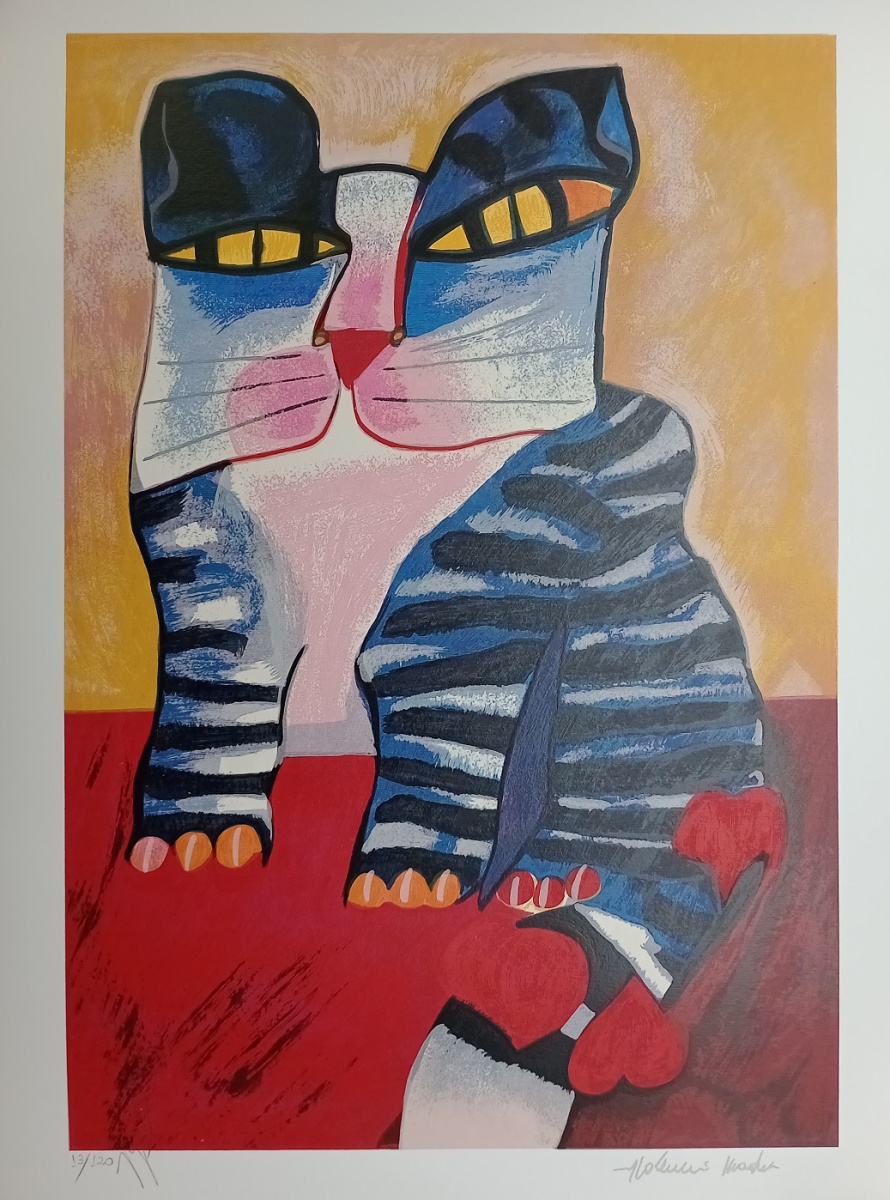 Aldemir Martins - Gato Listrado