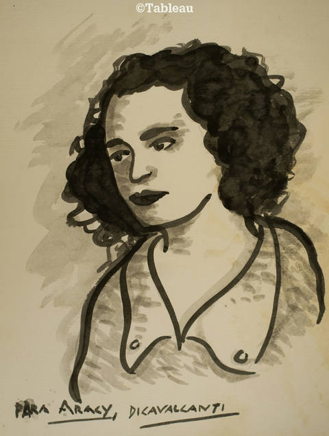Retrato de Aracy de Almeida