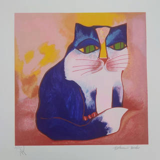 Aldemir Martins - Gato Azul