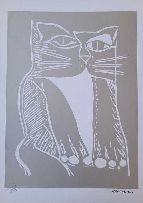 Gato prateado