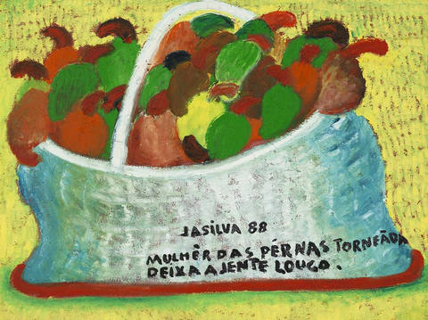 Cesta de Frutas - Mulhér das pérnas torneãda deixa a jente louco