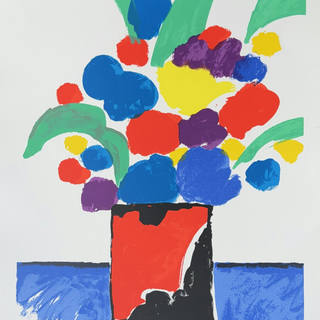 Aldemir Martins - Jarro com flores