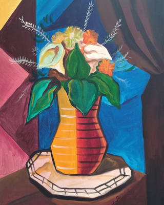 Emiliano di Cavalcanti - Vaso com flores