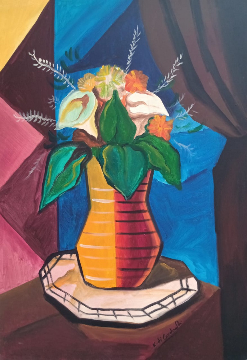 Emiliano di Cavalcanti - Vaso com flores
