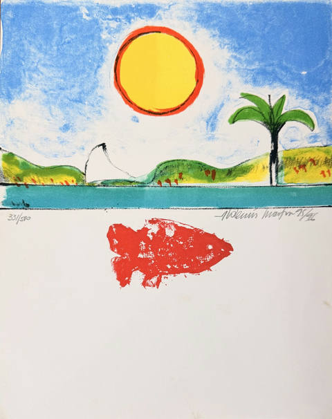 Paisagem e peixe