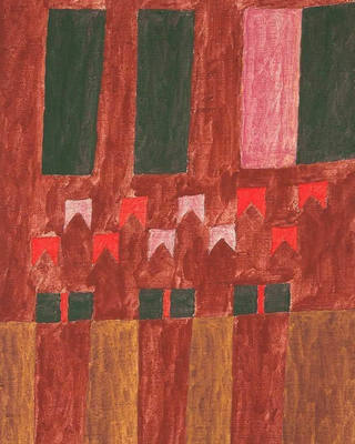 Alfredo Volpi - Janela e Bandeira