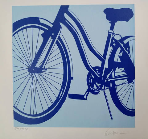 Bicicleta azul