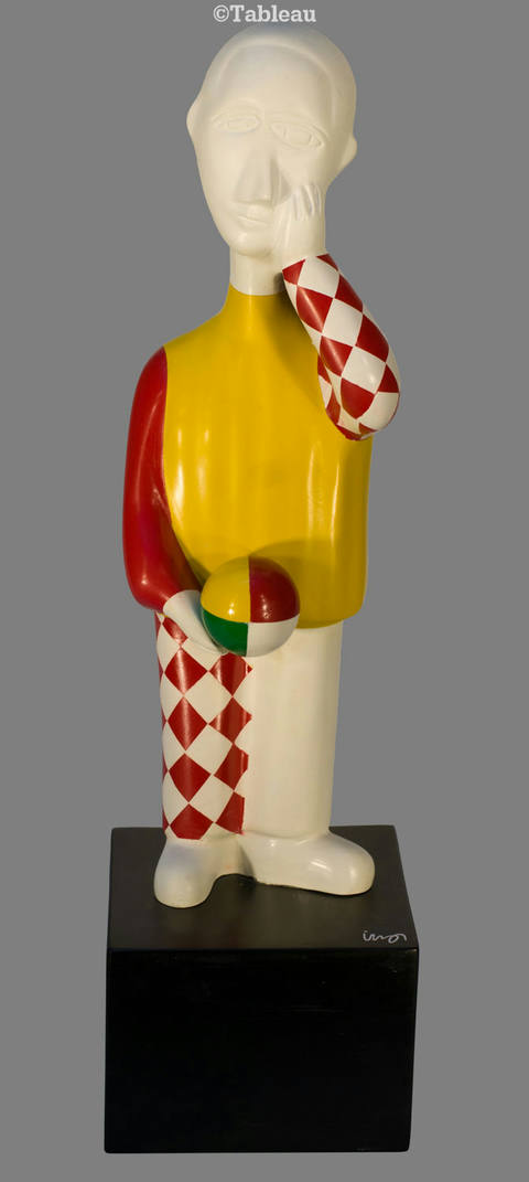 Arlequim com bola
