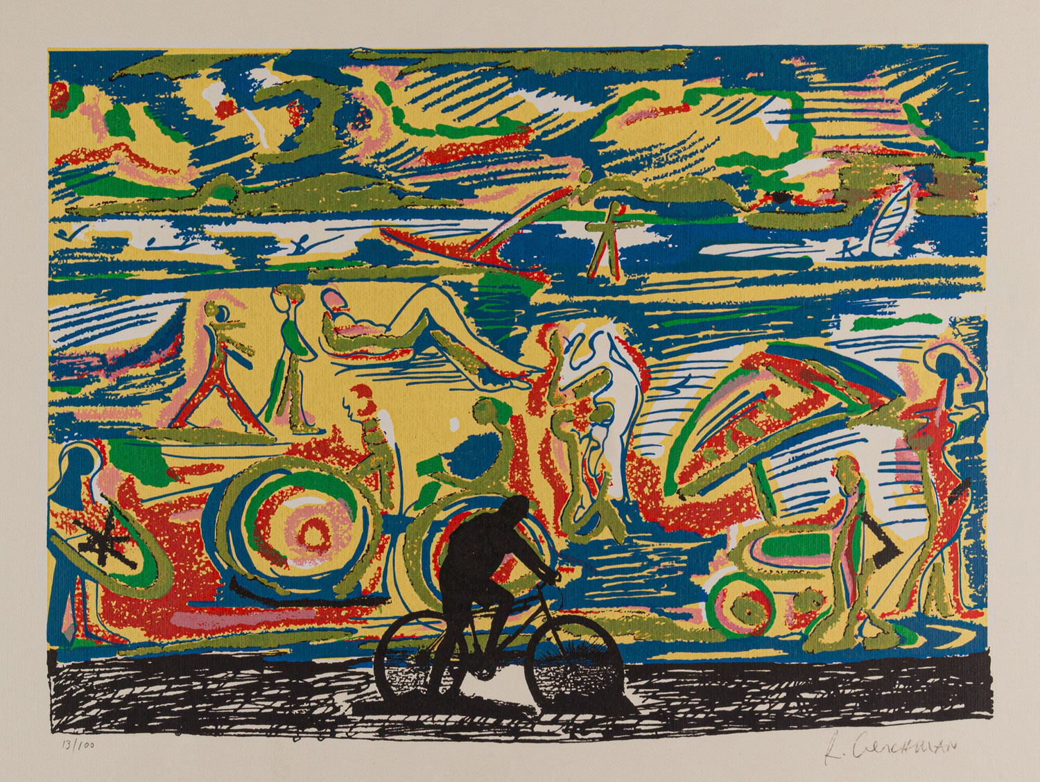 Rubens Gerchman - Na praia
