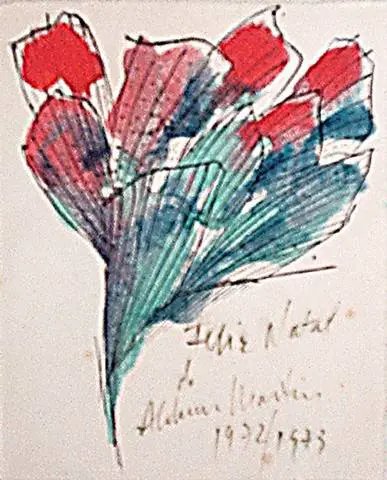 Flores - Cartão de Natal