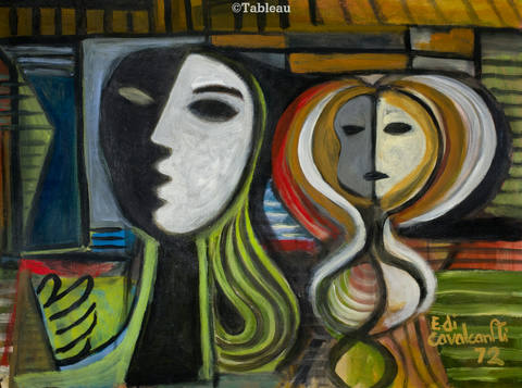 Duas figuras femininas
