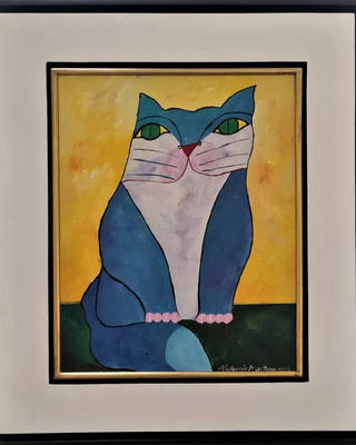 Aldemir Martins - Gato azul