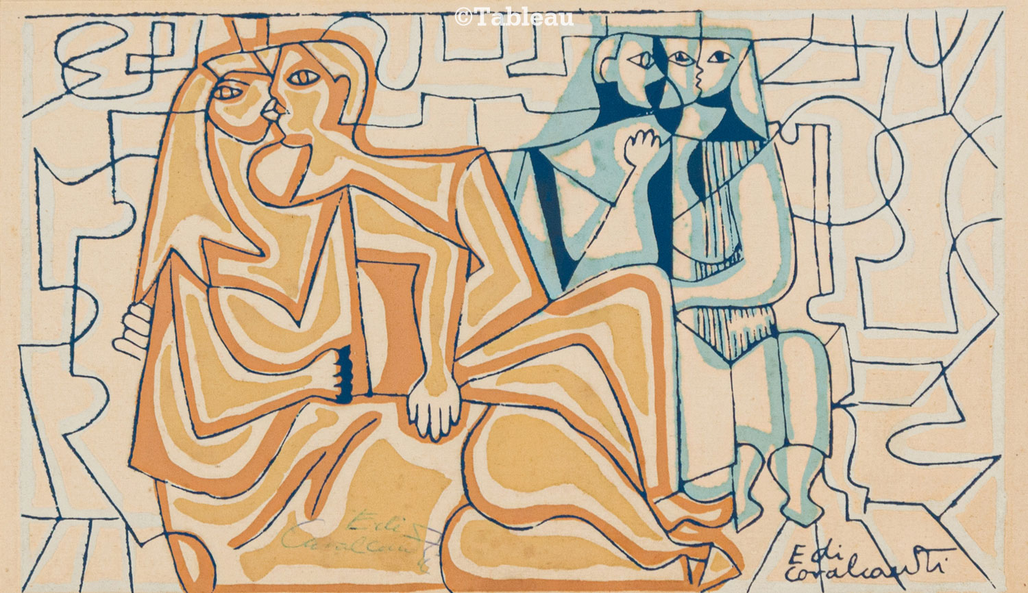 Emiliano di Cavalcanti - Figuras