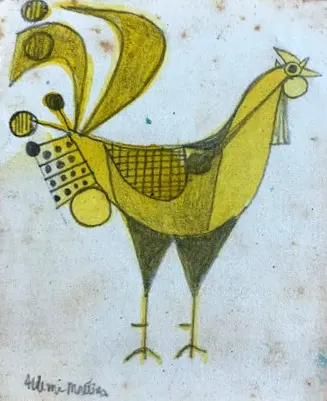 Aldemir Martins - Galo Amarelo
