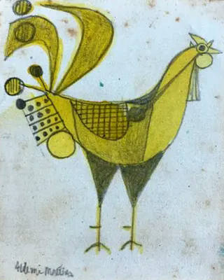 Aldemir Martins - Galo Amarelo